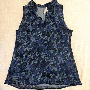 Banana Republic Floral Sleeveless Blouse